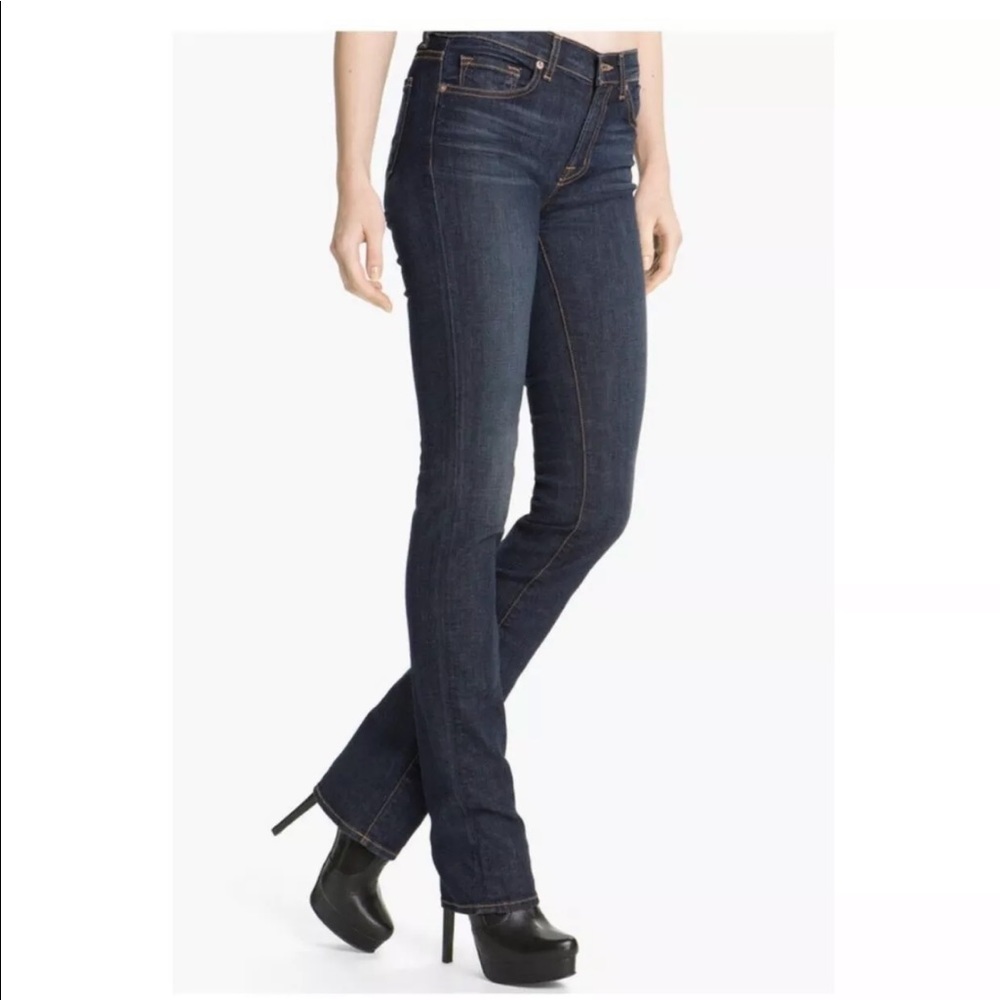NWOT J Brand Ink Dark Rinse Cigarette Straight Leg
